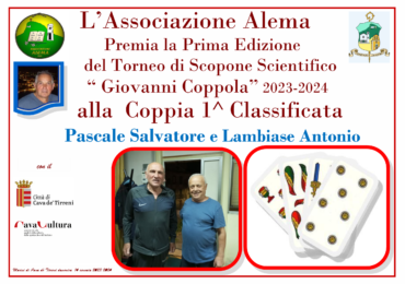 Premiazione scopone scientifico | 26 Gennaio 2024